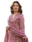 Women's Cotton Trending Straight Kurta with Pants and Dupatta Set