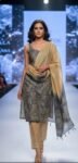 Bhagalpuri khadi dupion batik printed suit