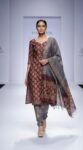 Bhagalpuri khadi dupion batik printed suit