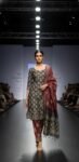 Bhagalpuri khadi dupion batik printed suit