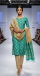 Bhagalpuri khadi dupion batik printed suit