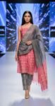 Bhagalpuri khadi dupion batik printed suit