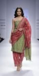 Bhagalpuri khadi dupion batik printed suit