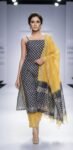 Bhagalpuri khadi dupion batik printed suit