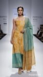 Bhagalpuri khadi dupion batik printed suit
