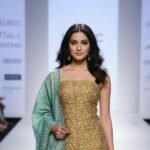 Bhagalpuri khadi dupion batik printed suit