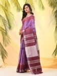 Bhagalpuri cotton silk ghichha work embroidered saree