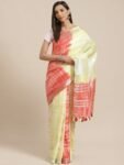 Bhagalpuri cotton silk ghichha work embroidered saree