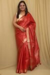 Bhagalpuri cotton silk ghichha work embroidered saree